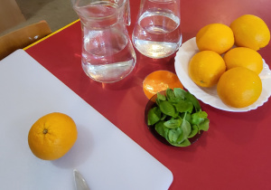 Woda smakowa - bazyliowo - pomarańczowa!